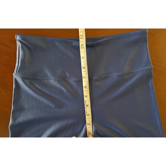 ZYIA Active Blue Metallic Light n Tight Hi-Rise Athletic Leggings Size 8 - 10 M - Picture 7 of 10